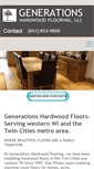 Mobile Screenshot of generationshardwoodflooring.com